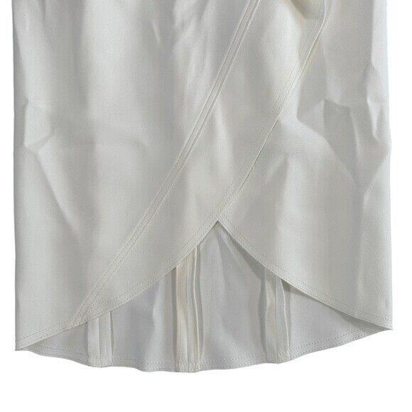 Jason Wu Compact Crepe Sleeveless Cocktail Dress With Ruffle Size 2 $1695 - Picture 8 of 13